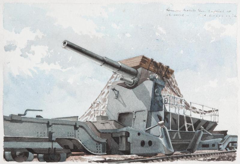 Ilustración de una pieza de artillería de La Havre