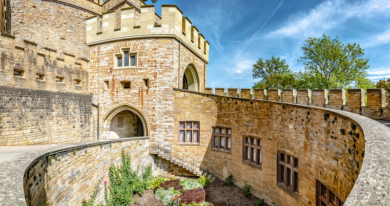 Foto entrada del castillo de Hohenzollern