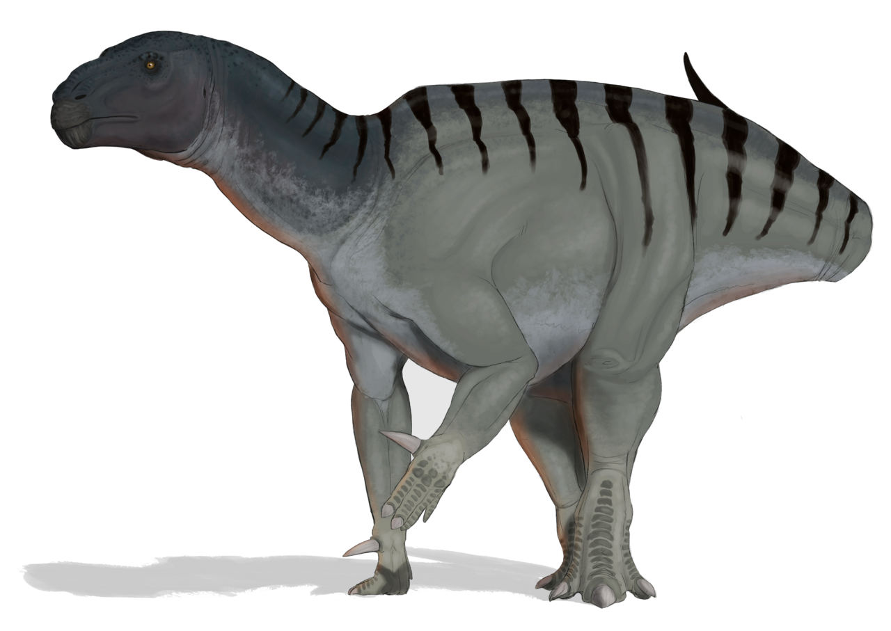 Foto artística de un Iguanodon