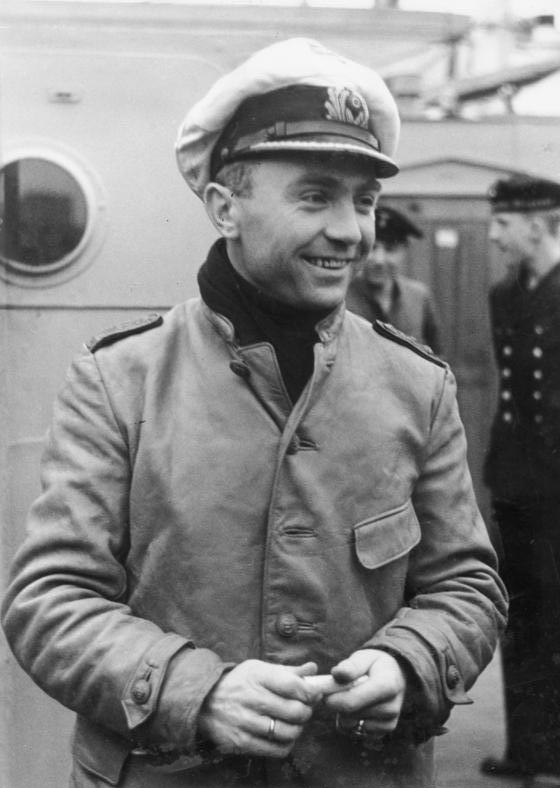Primer plano de Günther Prien